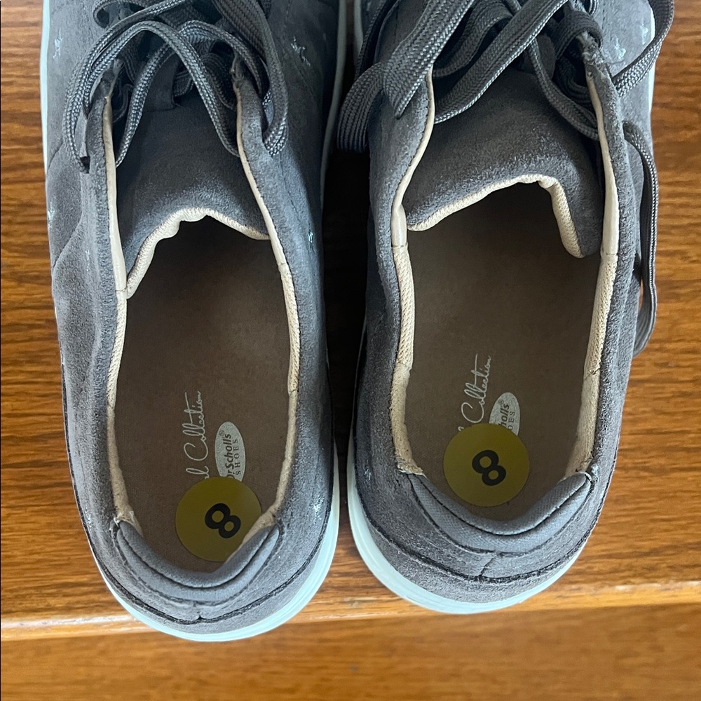Gray Star-Patterned Sneakers - Picture 4 of 4